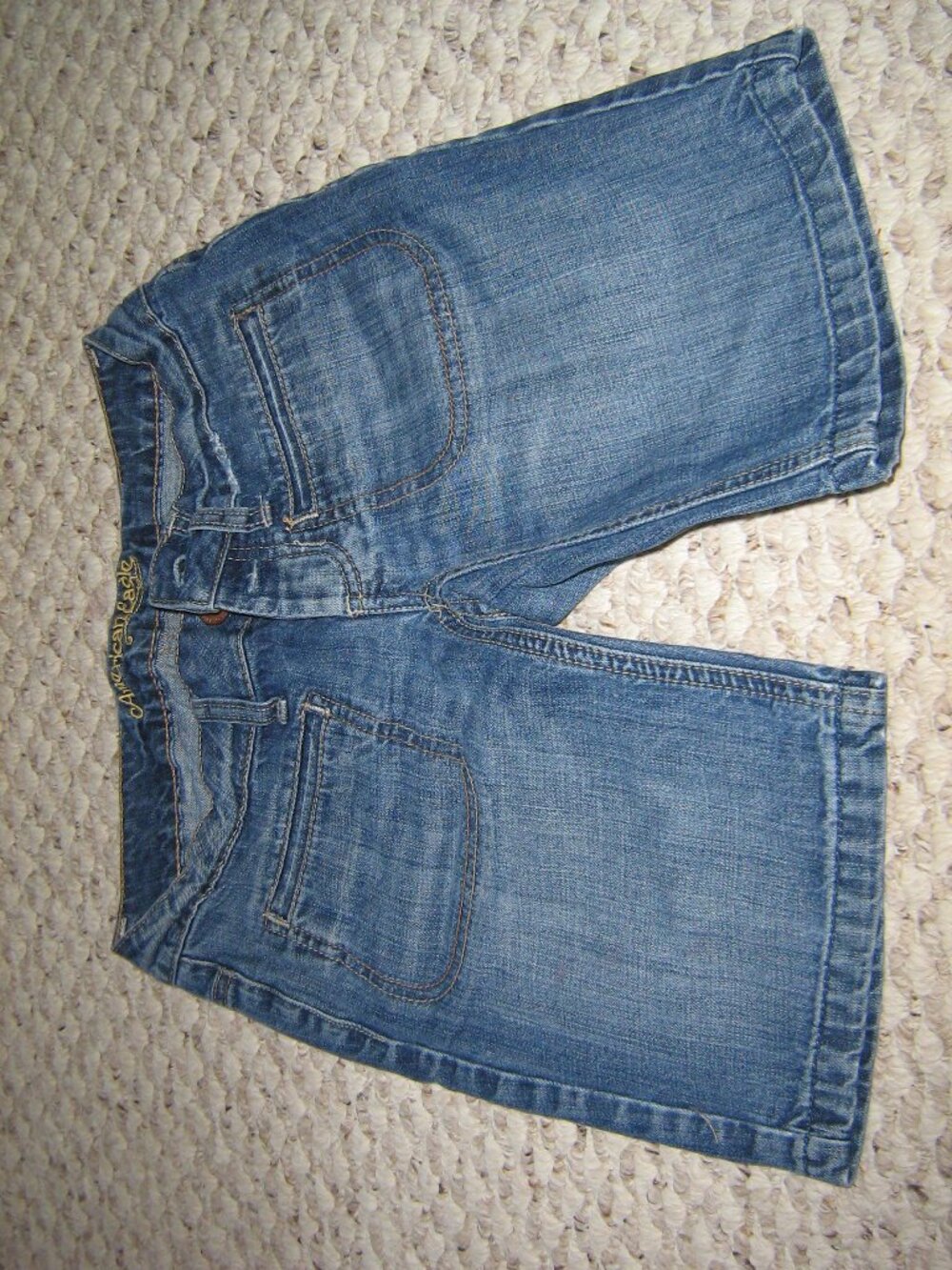 y2k american eagle bermuda shorts